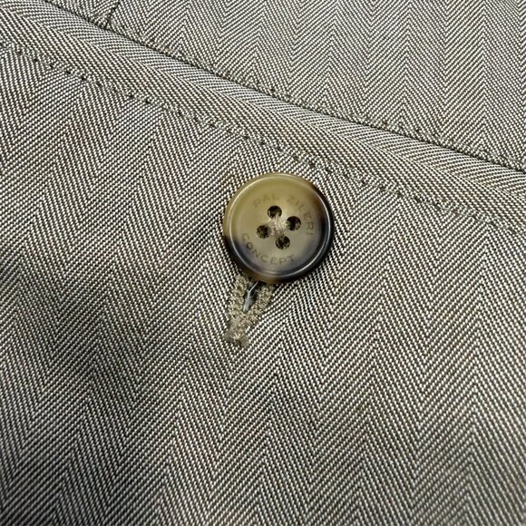 Pal Zileri Cotton Wool Chinos Beige Mens Pants 32x31 - Picture 10 of 10